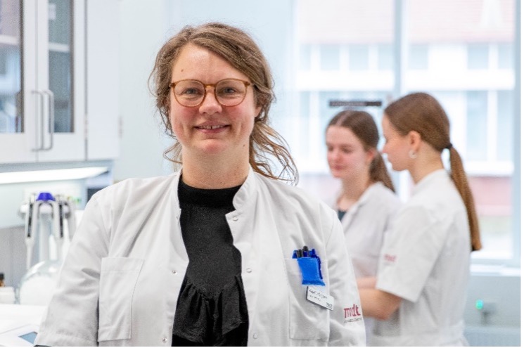 Maja Ludvigsen in her lab