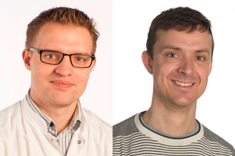 Reservelæge, ph.d. og postdoc Esben Søndergaard (t.v.) og læge, ph.d. og postdoc Jakob Appel Østergaard (t.h.), begge fra Aarhus Universitet, Institut for Klinisk Medicin og Aarhus Universitetshospital, Medicinsk Endokrinologisk Afdeling MEA.